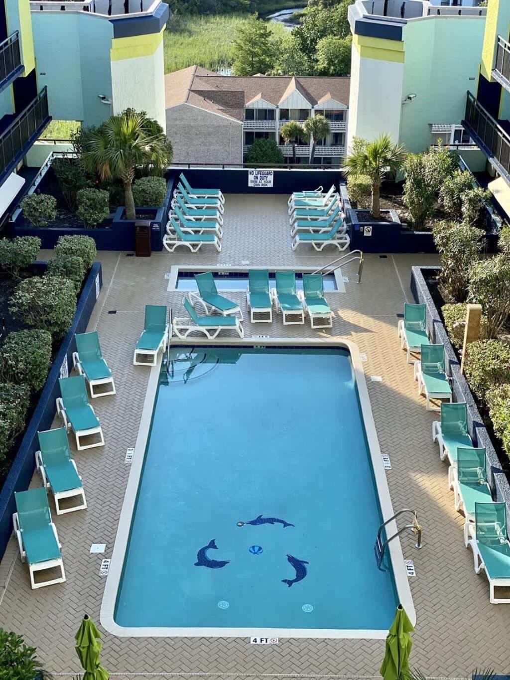 *Ocean View Beauty*King Bed*Rooftop Pool*Beach*Hot Tubs*M123 Myrtle Beach Exteriör bild